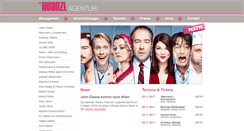 Desktop Screenshot of agentur-hoanzl.at